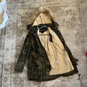 Express winter coat, Camo, XS (runs bigger)